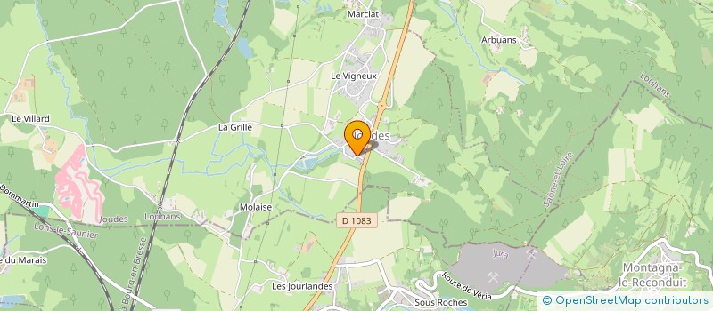 localisation de l'entreprise SCI S.A.V.Y.B.  DOMMARTIN-LES-CUISEAUX