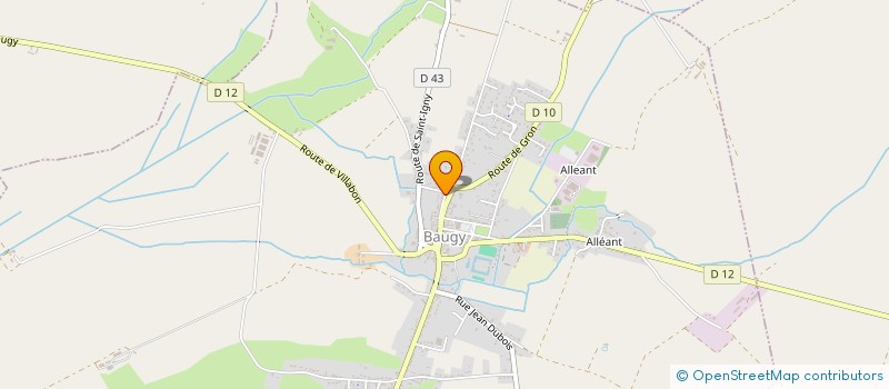 localisation de l'entreprise SCI S AND CY  BAUGY