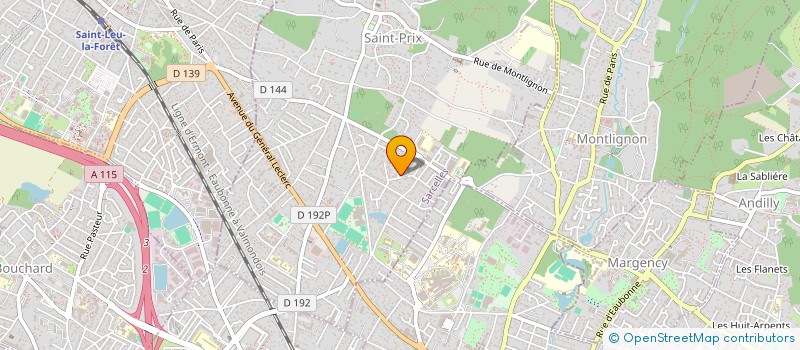 localisation de l'entreprise SCI S B à SAINT-PRIX