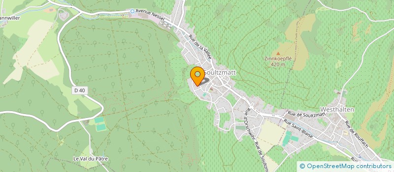 localisation de l'entreprise SCI S.B.  SOULTZMATT