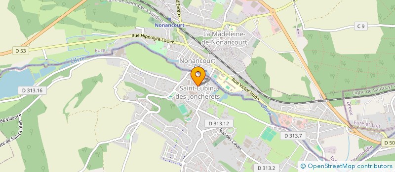 localisation de l'entreprise SCI S.B. à SAINT-LUBIN-DES-JONCHERETS