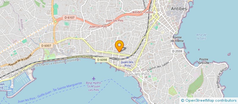 localisation de l'entreprise SCI S B. à ANTIBES