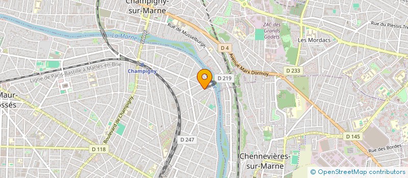 localisation de l'entreprise SCI S B 6 à SAINT-MAUR-DES-FOSSES