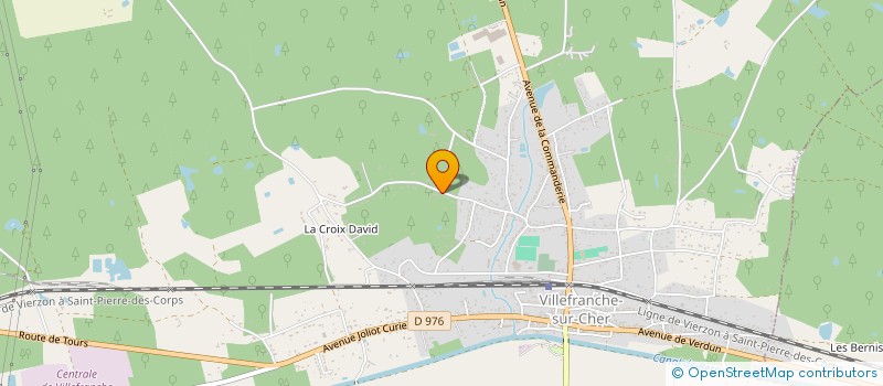 localisation de l'entreprise SCI S.B.  ROMORANTIN-LANTHENAY