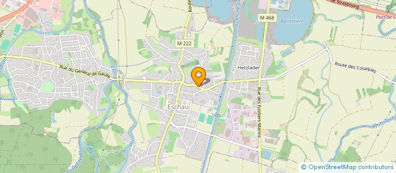 localisation de l'entreprise SCI S.B.A.  ESCHAU