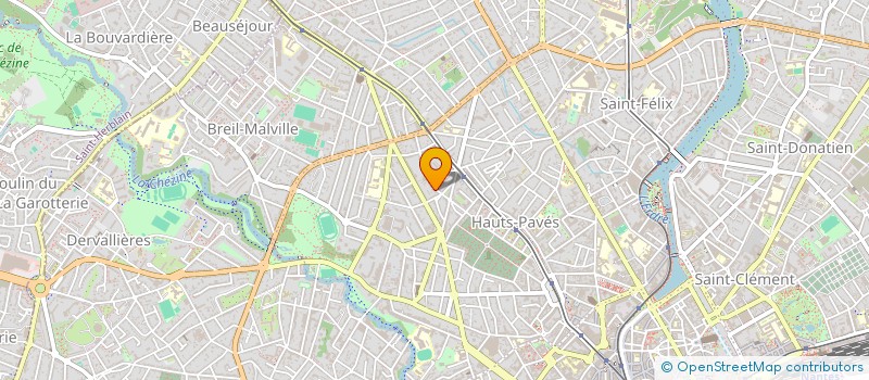 localisation de l'entreprise SCI S.B.A. à NANTES