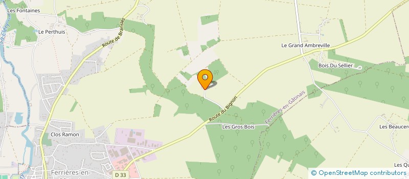 localisation de l'entreprise SCI S B A R à FERRIERES-EN-GATINAIS