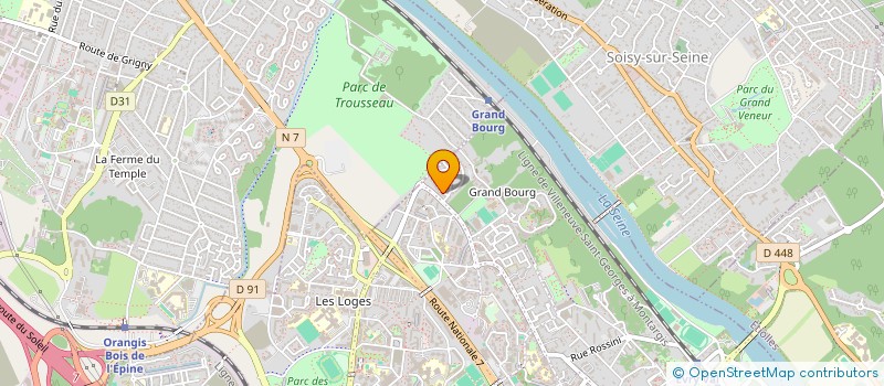 localisation de l'entreprise SCI S&B BALAGANGADARA à EVRY-COURCOURONNES