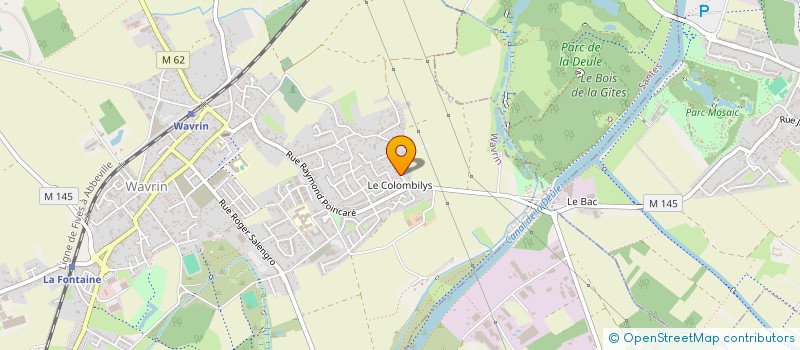 localisation de l'entreprise SCI S.B.G  WAVRIN