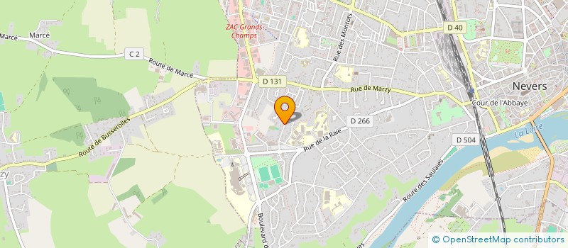 localisation de l'entreprise SCI S.B.P. à NEVERS