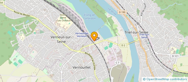 localisation de l'entreprise SCI S.B.P. à VERNOUILLET