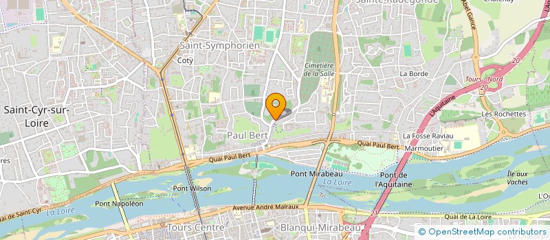 localisation de l'entreprise SCI S-BARTH  TOURS