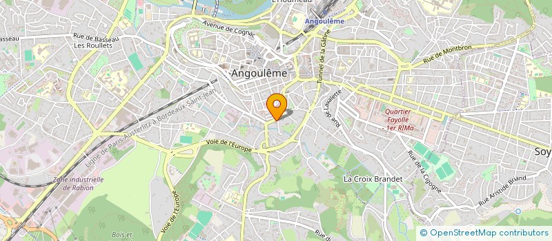 localisation de l'entreprise SCI S. BEA à ANGOULEME