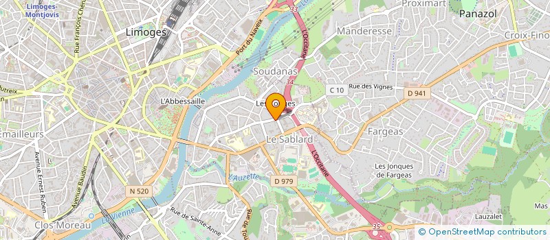 localisation de l'entreprise SCI S.C.2 à LIMOGES