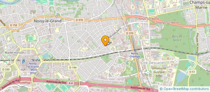 localisation de l'entreprise SCI S&C ALOUETTE  NOISY-LE-GRAND