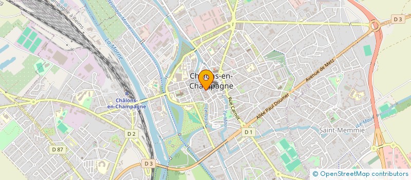 localisation de l'entreprise SCI S.C.B  CHALONS-EN-CHAMPAGNE