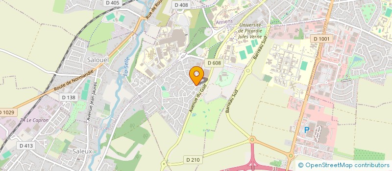 localisation de l'entreprise SCI S.C.E.  SALOUEL