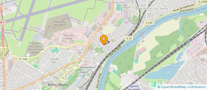 localisation de l'entreprise SCI S.C.IMMOBILIER à ATHIS-MONS