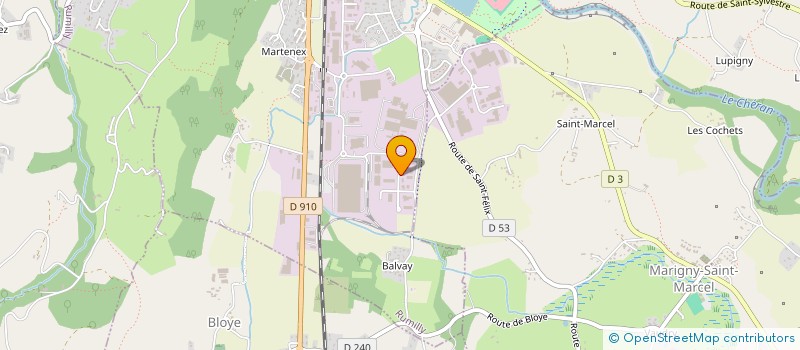 localisation de l'entreprise SCI S.C.M.L.  RUMILLY