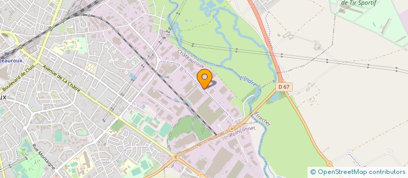 localisation de l'entreprise SCI S.C.S.R à CHATEAUROUX