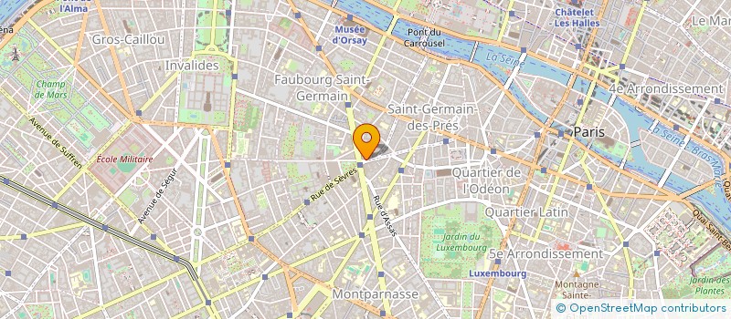 localisation de l'entreprise SCI S.C.U.F  PARIS