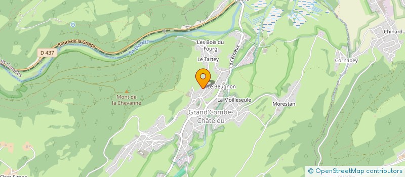 localisation de l'entreprise SCI S.D.A.  GRAND'COMBE-CHATELEU