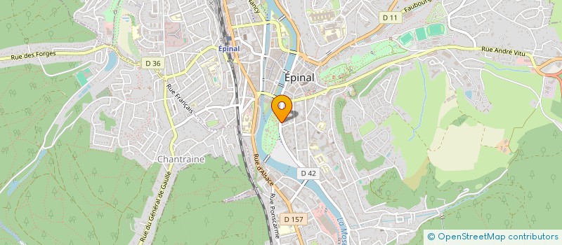 localisation de l'entreprise SCI S.D.A. à EPINAL