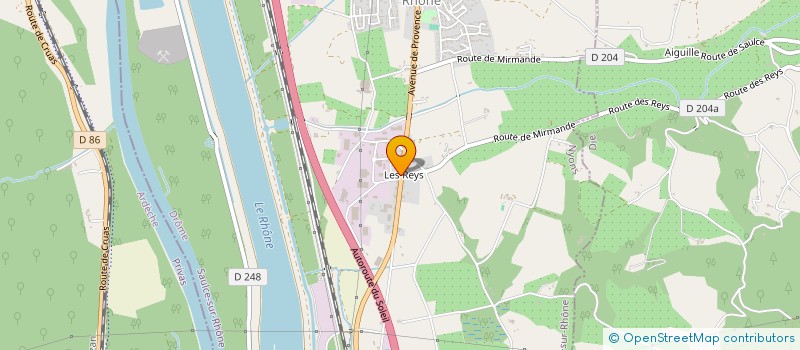 localisation de l'entreprise SCI S.D.C  SAULCE-SUR-RHONE