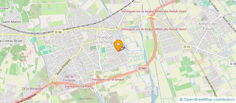 localisation de l'entreprise SCI S.D.E.M.  ENTRAIGUES-SUR-LA-SORGUE