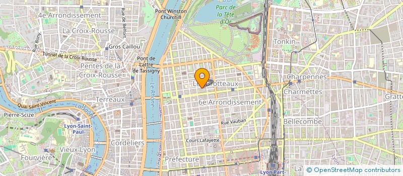 localisation de l'entreprise SCI S.D.G.A.  LYON