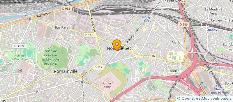 localisation de l'entreprise SCI S.D. INVESTISSEMENT à NOISY-LE-SEC