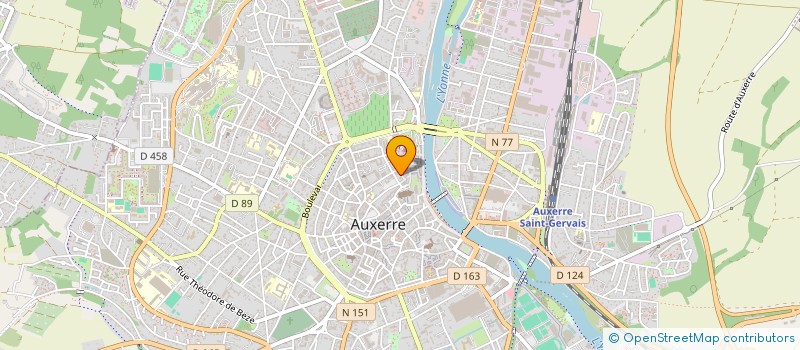localisation de l'entreprise SCI S.D.J. à AUXERRE