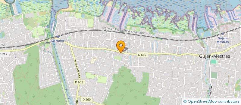 localisation de l'entreprise SCI S.D.N IMMOBILIER  GUJAN-MESTRAS