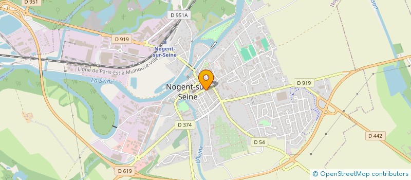 localisation de l'entreprise SCI S.E.A.  NOGENT-SUR-SEINE