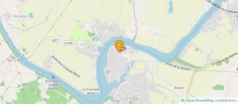 localisation de l'entreprise SCI S.E.A.K.L  LAGRAVE