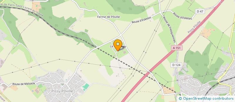 localisation de l'entreprise SCI S.E.D.F  PISSY-POVILLE