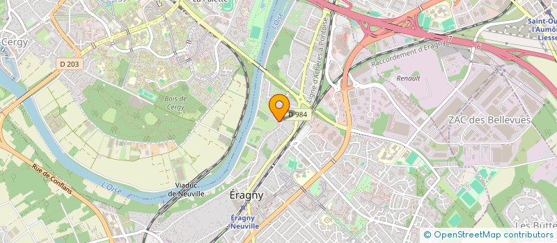 localisation de l'entreprise SCI S E J E L  ERAGNY