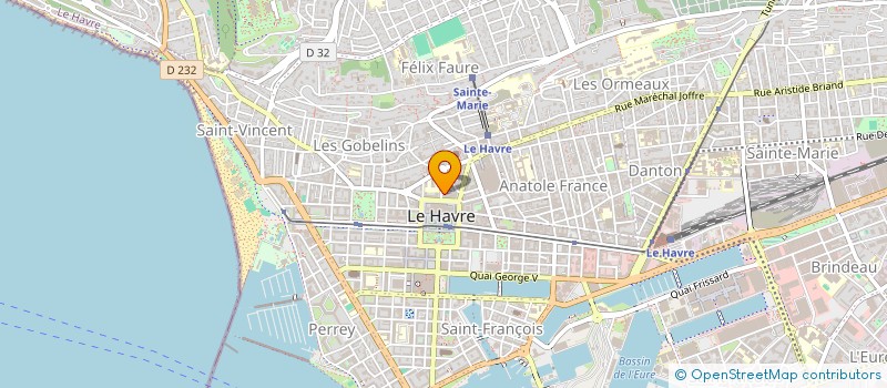 localisation de l'entreprise SCI S.E.M.S à LE HAVRE