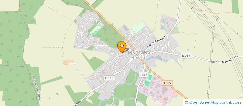 localisation de l'entreprise SCI S E S  LE CHATELET-EN-BRIE