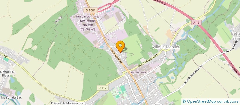 localisation de l'entreprise SCI S.E.T.  ABBEVILLE