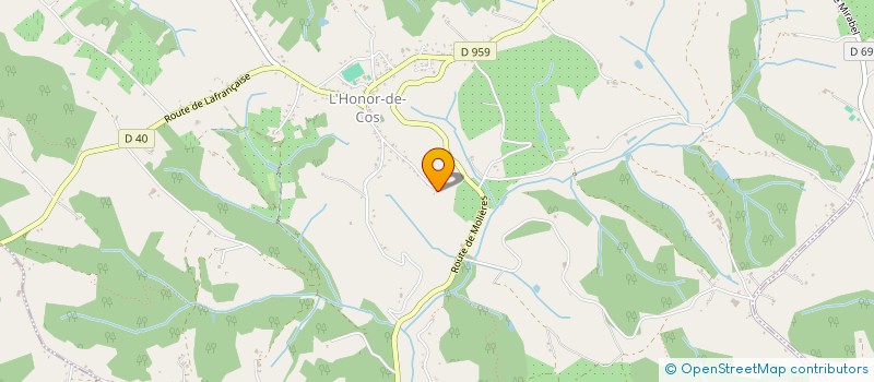 localisation de l'entreprise SCI S.E.V.E  L'HONOR-DE-COS