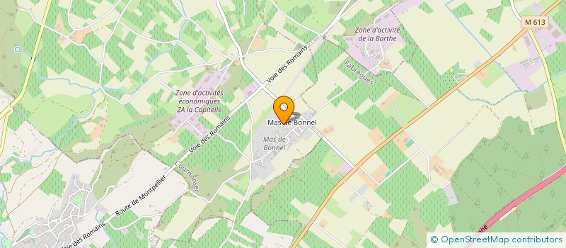 localisation de l'entreprise SCI S.E.V.I.R  COURNONSEC