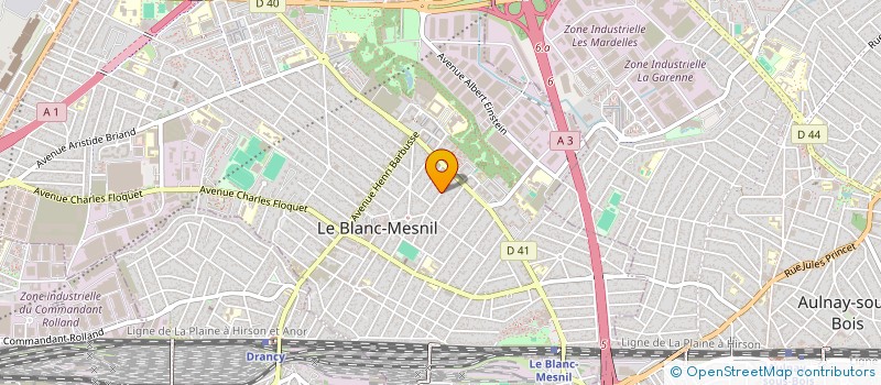 localisation de l'entreprise SCI S.E.Z  LE BLANC-MESNIL