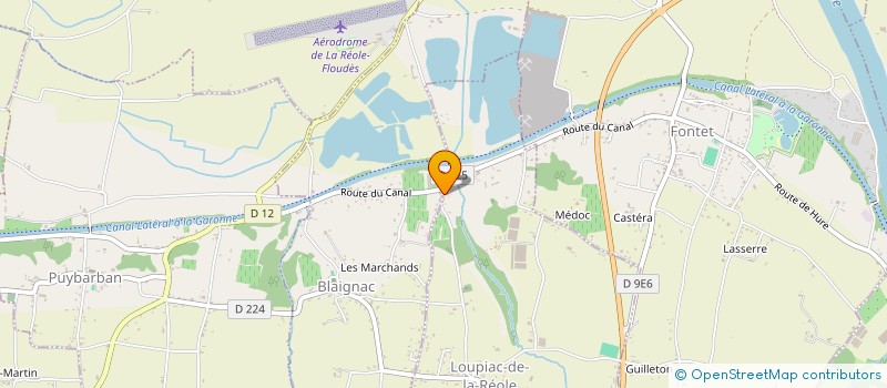 localisation de l'entreprise SCI S ET JF DUPONS  LOUPIAC-DE-LA-REOLE