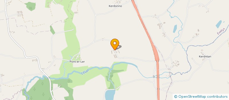 localisation de l'entreprise SCI S ET M KERDUO  EVELLYS