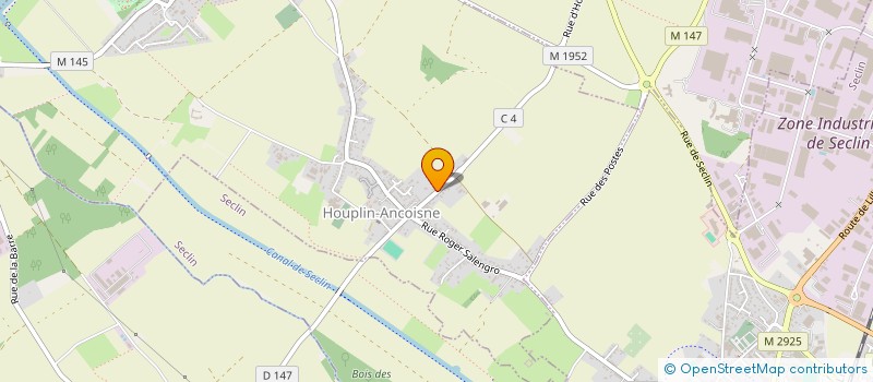 localisation de l'entreprise SCI S ET Y  HOUPLIN-ANCOISNE