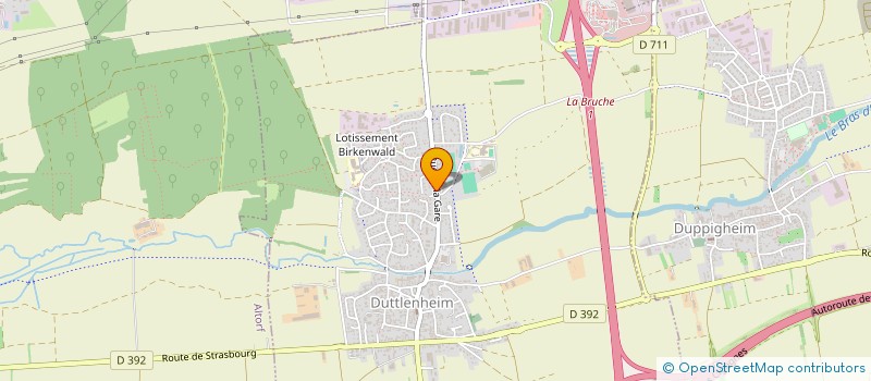 localisation de l'entreprise SCI S.F  DORLISHEIM