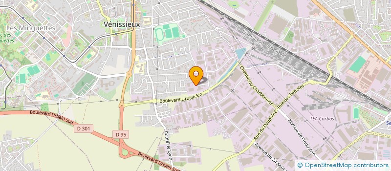 localisation de l'entreprise SCI S.F.B  VENISSIEUX