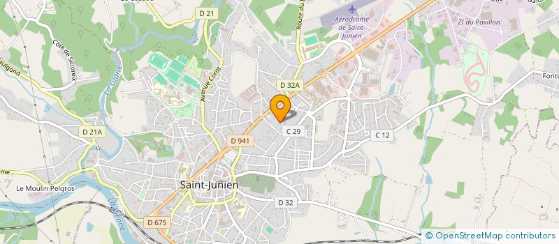 localisation de l'entreprise SCI S.F.B.B. à SAINT-JUNIEN