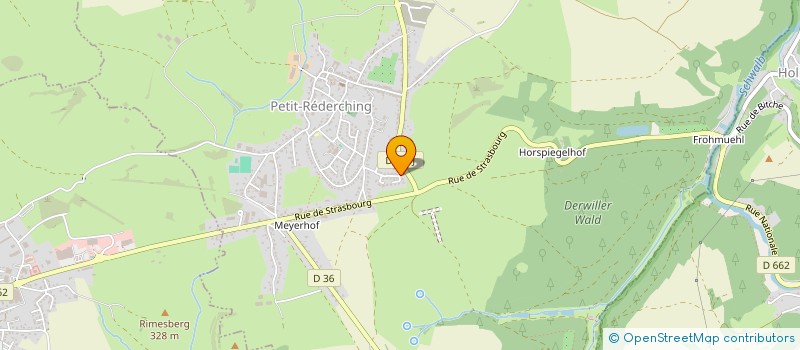 localisation de l'entreprise SCI S.F.C.J.M  PETIT-REDERCHING